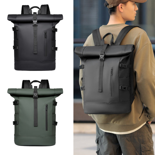 Men's Trendy Fashion Joker Lightweight Waterproof High Leisure Backpack
