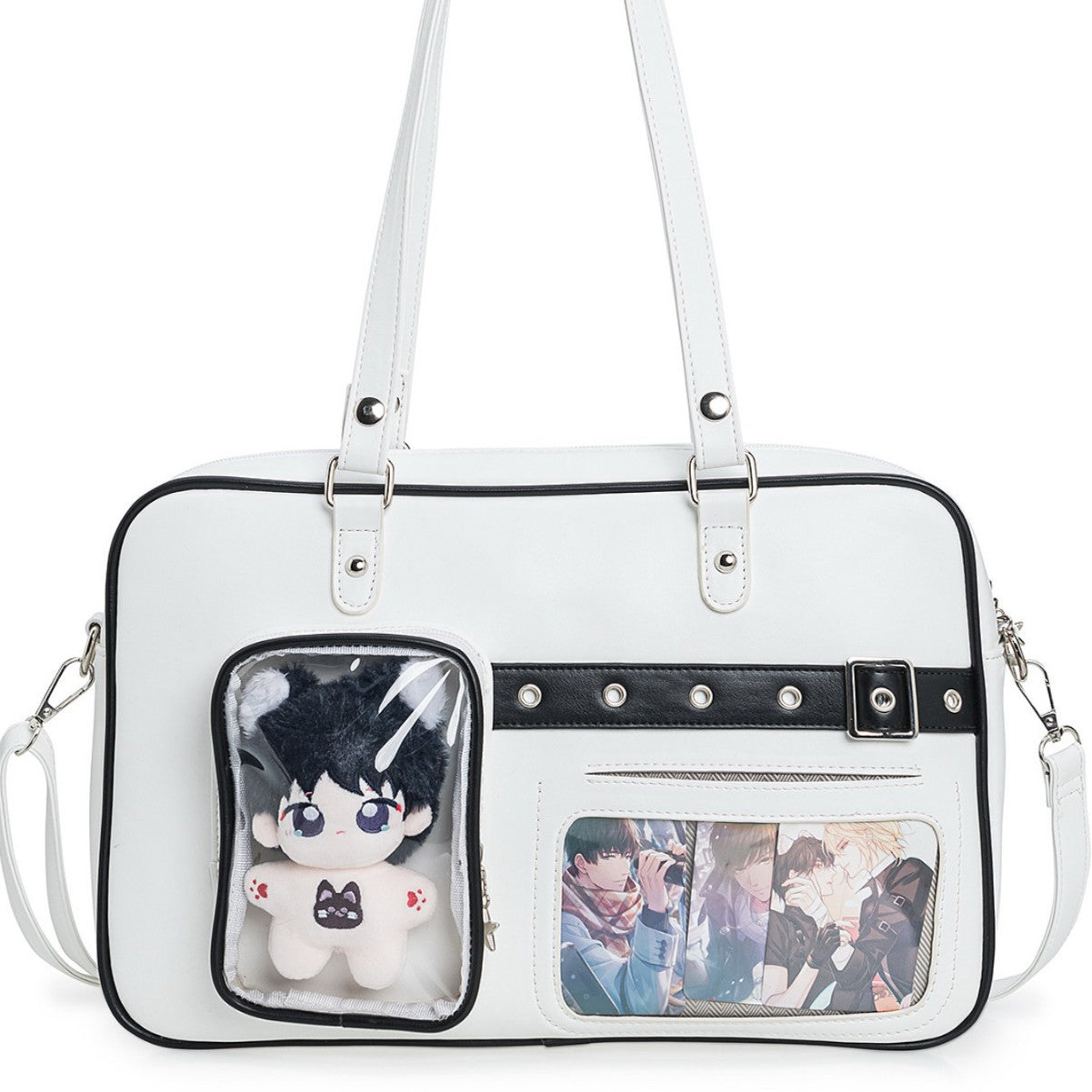 Large Capacity Document Cartoon Trendy Advanced Design Sense Single Tote Bag