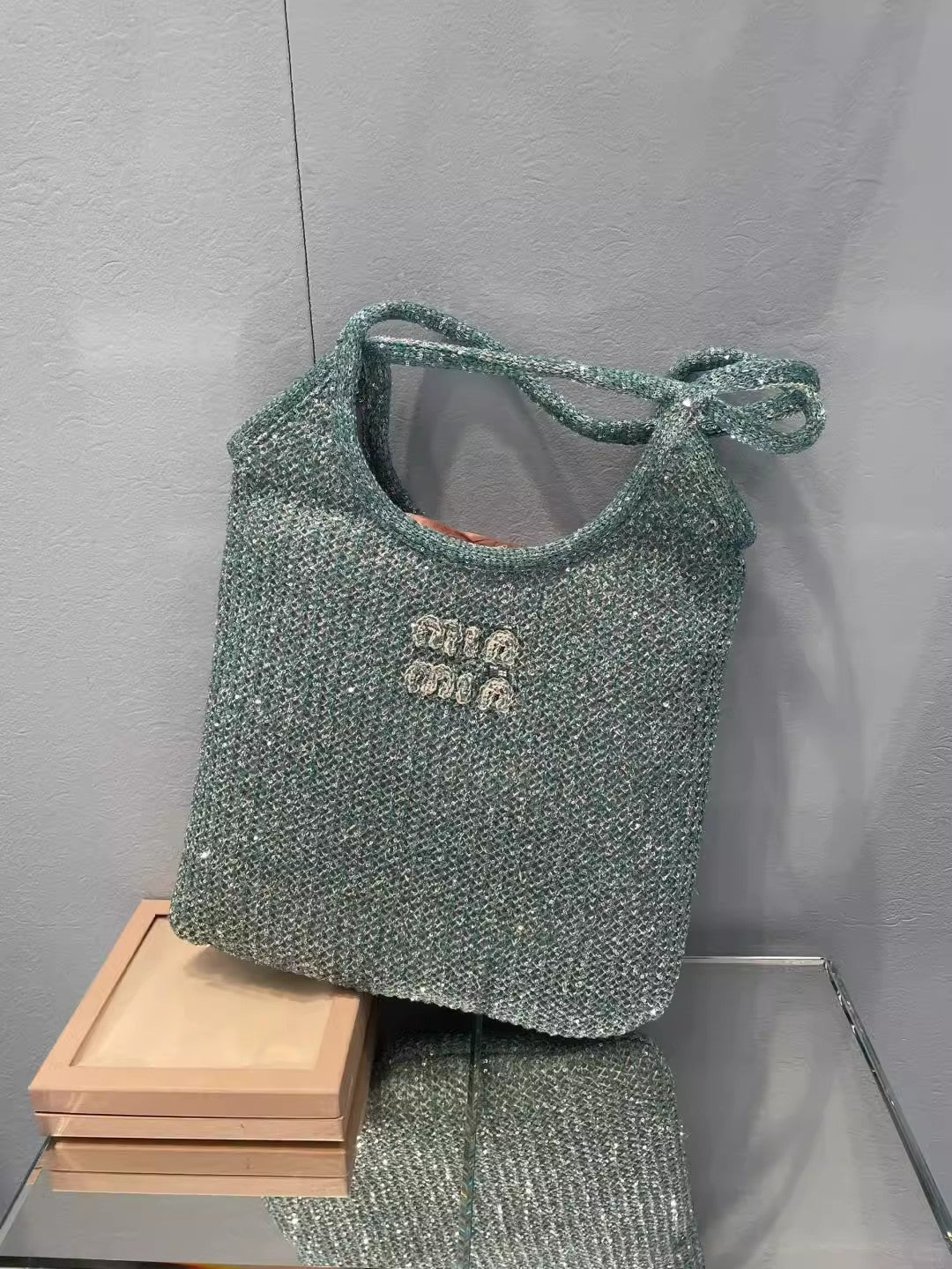 Women's Fashionable Wool Concave Shape Underarm For Women's Shoulder Bag