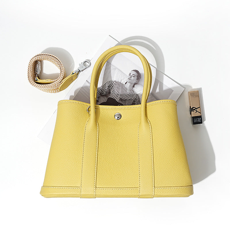 Women's Layer Cowhide Commuter Large Capacity Genuine Leather Women's Handbag