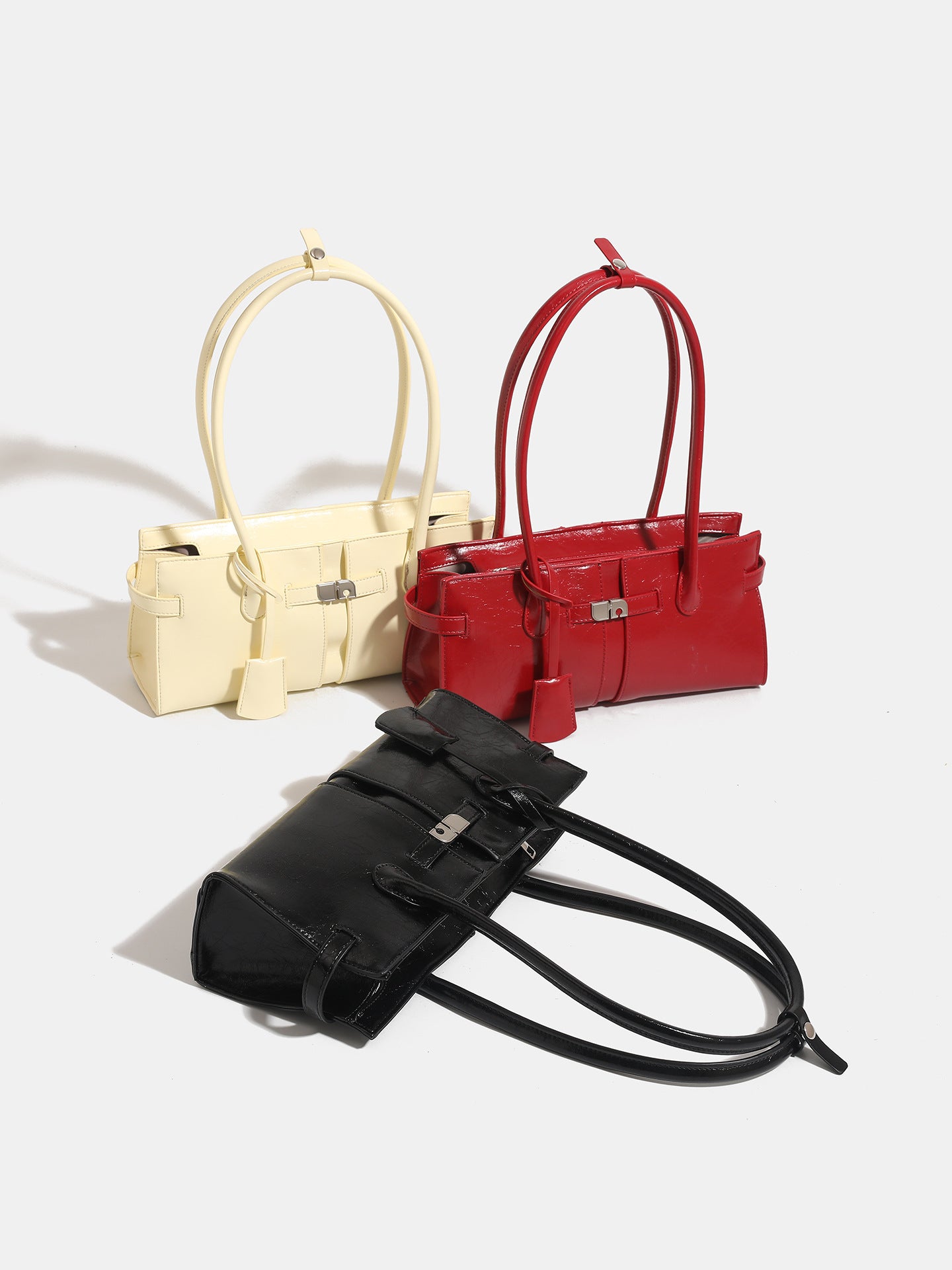 Women's Design French Stick Commute High Sense Large Shoulder Bags