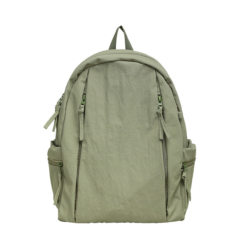 Leisure Artistic Nylon Versatile Fashion Solid Color Women's Backpack