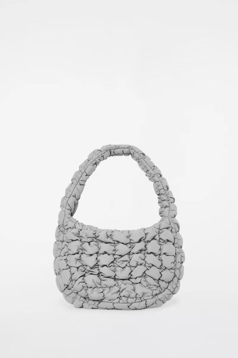 Unique Beautiful Cloud Puff Pleated Portable Tote Bag