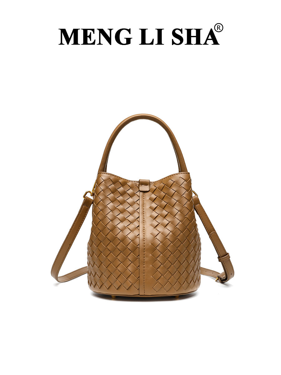 Women's Stylish Niche Woven Large Capacity Portable Women's Handbag