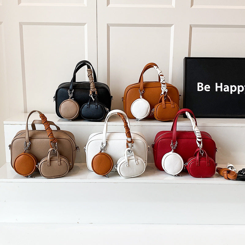 Women's Minority Fashion Boston Bowling Retro Hand Bags