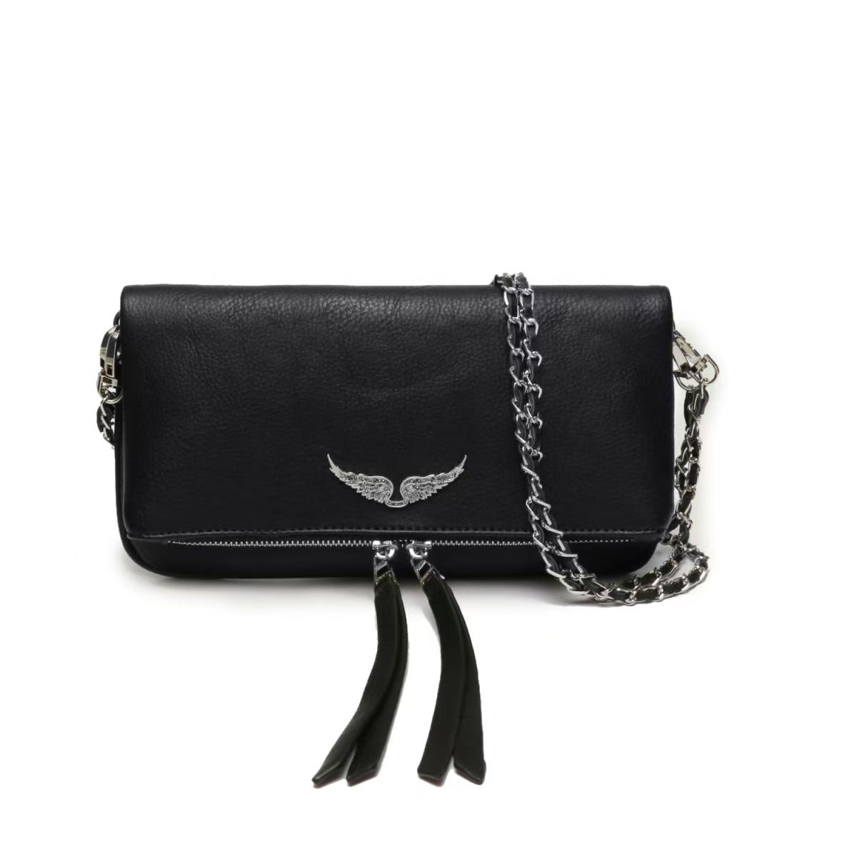 Women's Fashion Black Vintage Luxury Design Women's Messenger Bag