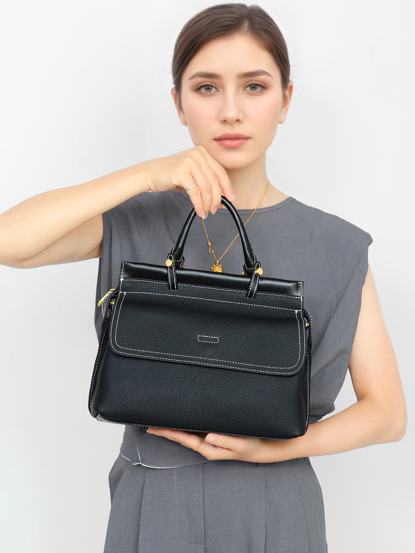 Women's Large Capacity Retro Easy Matching Leather Bags