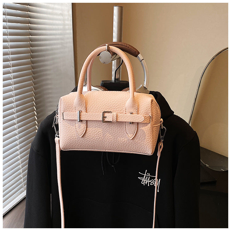 Women's Simple Lychee Pattern Hand Fashion High-grade Bags