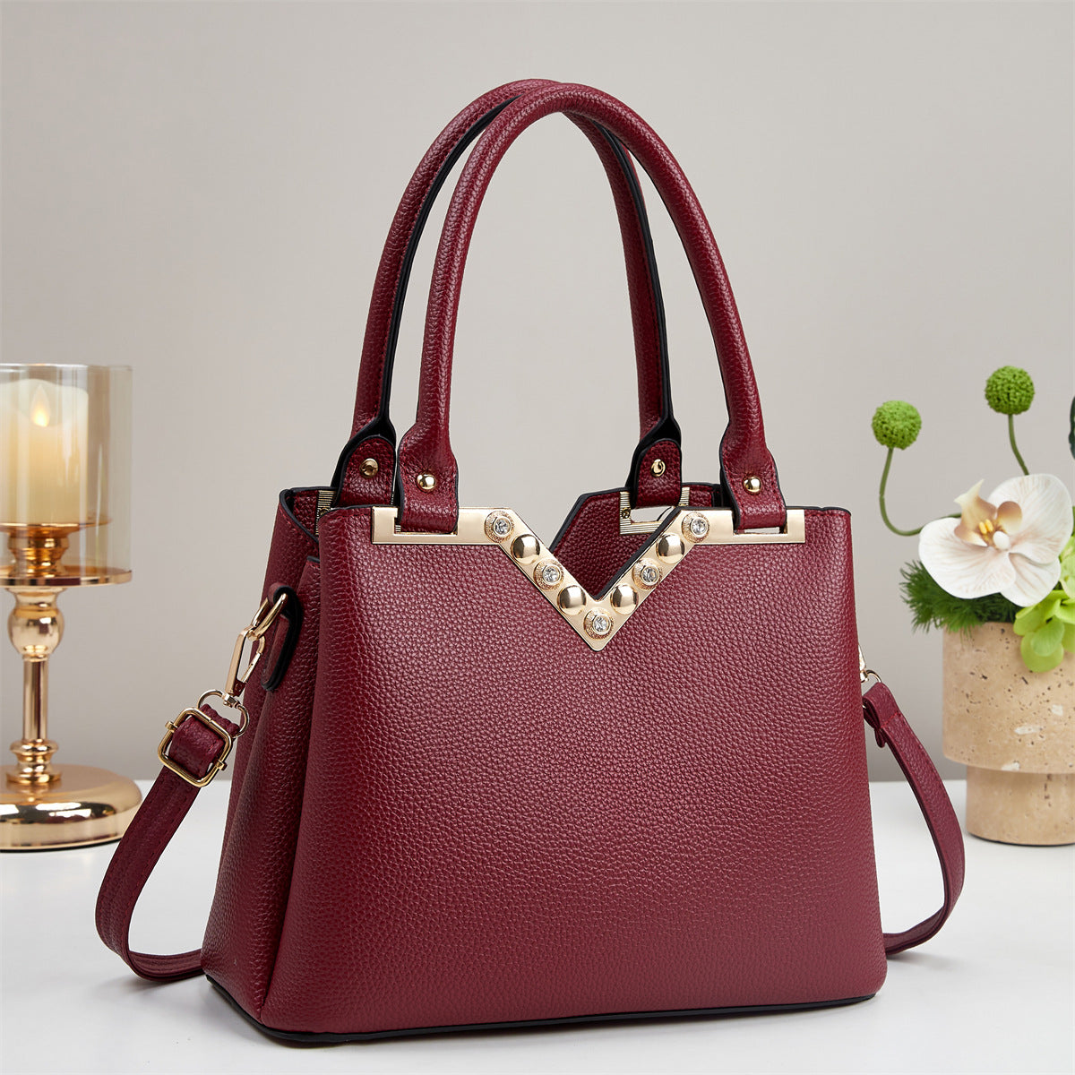 Trendy Spring Portable Large High Quality Women's Handbag