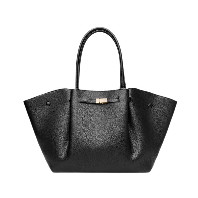 Women's Large Capacity Business Simple Fashion Leather Tote Bag