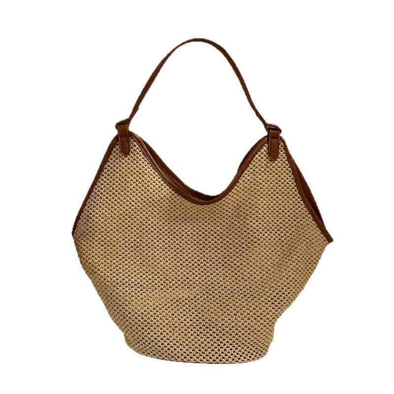 Women's Summer Fashion Woven Large Capacity Straw Bags