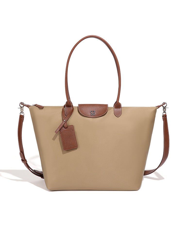 Nylon Large French Commuter Dumpling Capacity Oxford Tote Bag