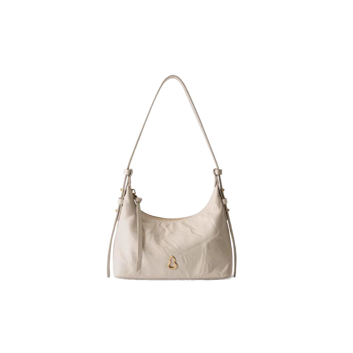 Half Slope Layer Cowhide Underarm Texture Women's Shoulder Bag