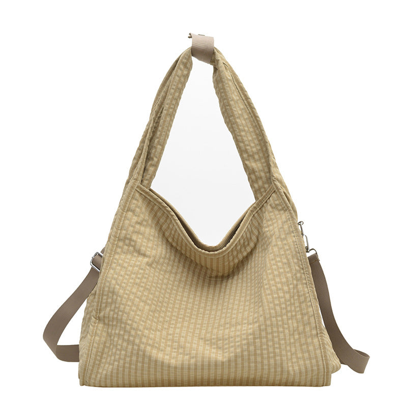 Women's Summer Canvas Korean Style Minority Simple Large Women's Shoulder Bag