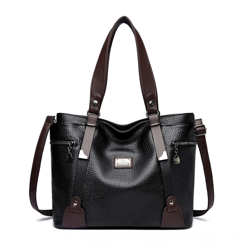 Women's Retro Simple Large Capacity Totes Portable Bags