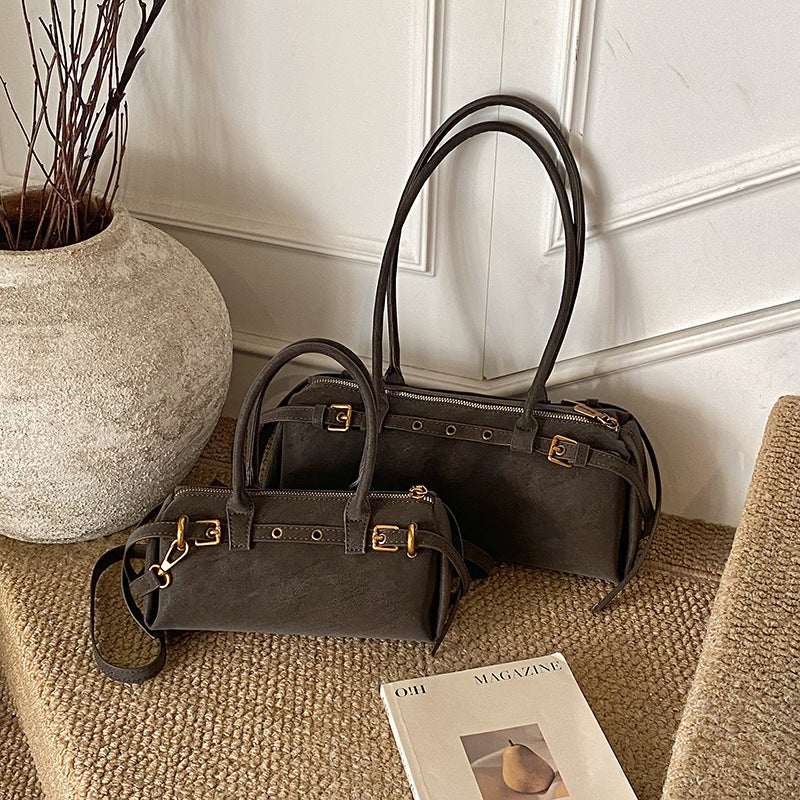 Style Retro Minority Portable Baguette Female Stylish Unique Bags