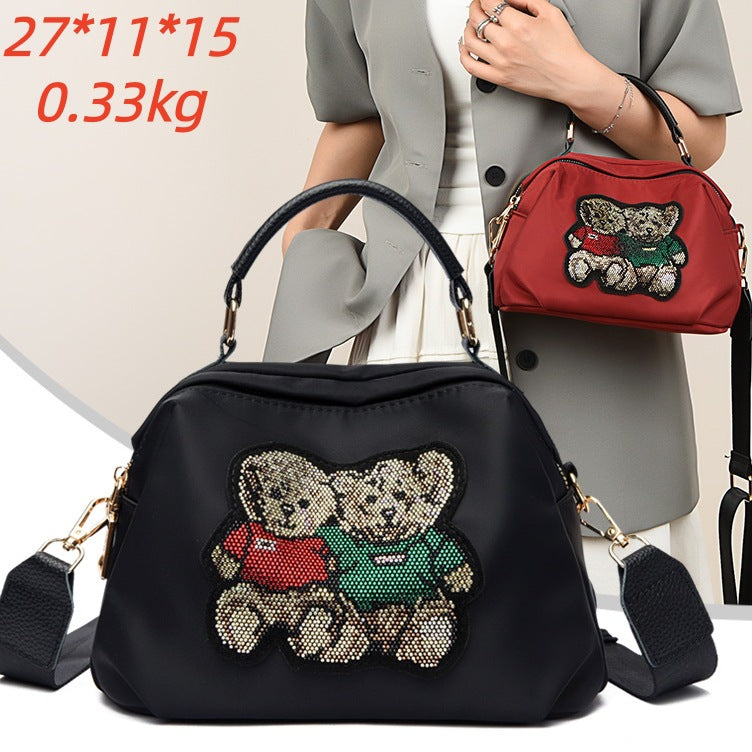 Casual Women's Cloth Fashion Simple Multifunctional Shoulder Bags