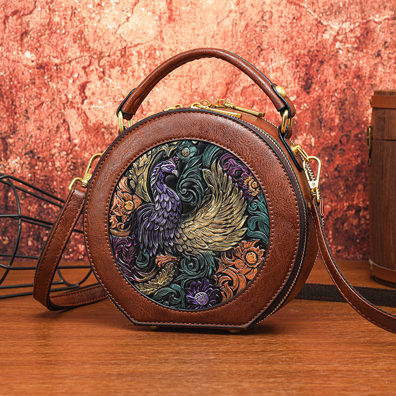 Women's High Quality Simple Commute Large Capacity Ethnic Shoulder Bags