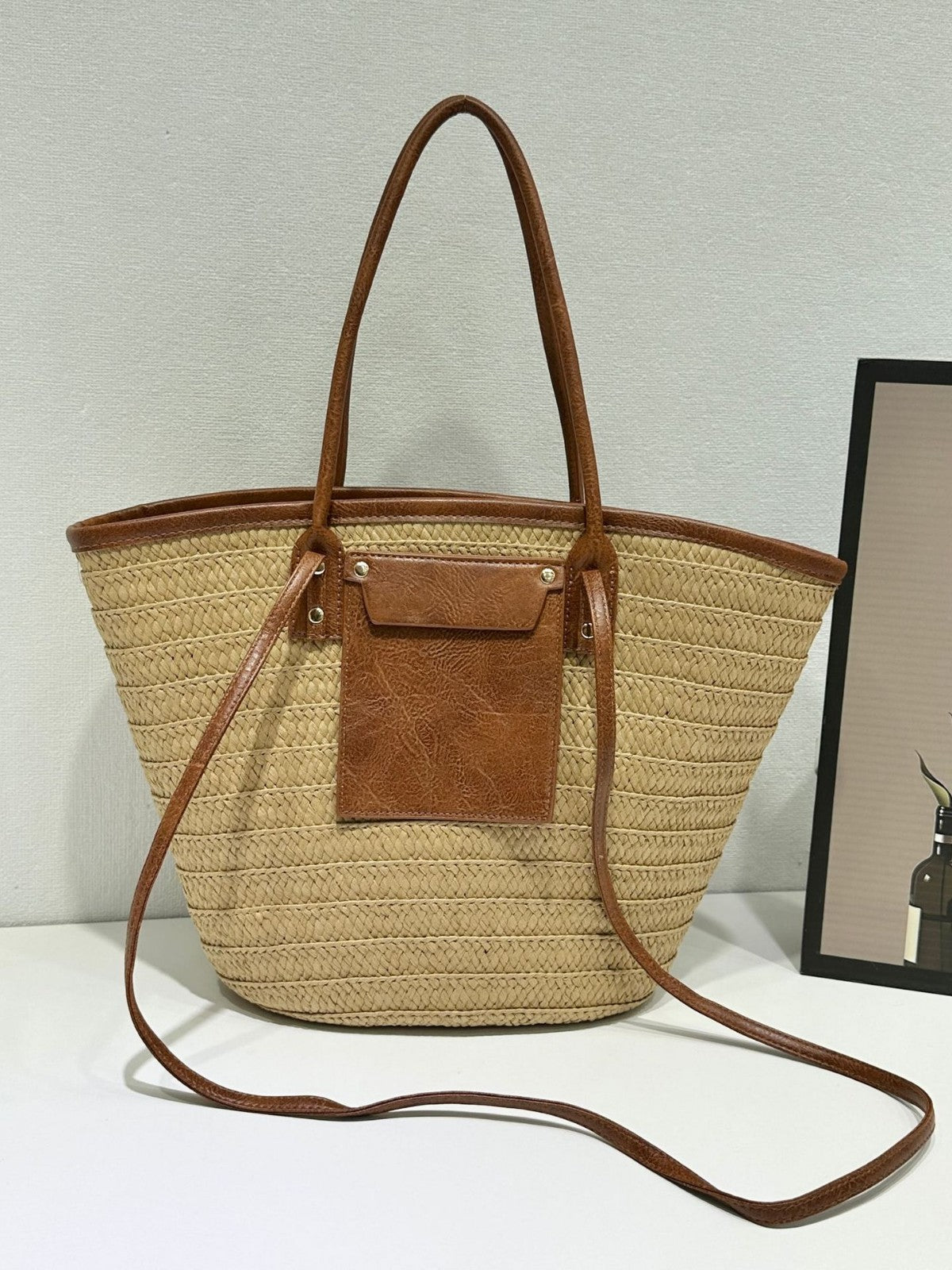 Women's Fashion Beach Large Capacity Straw Weaving Shoulder Bags