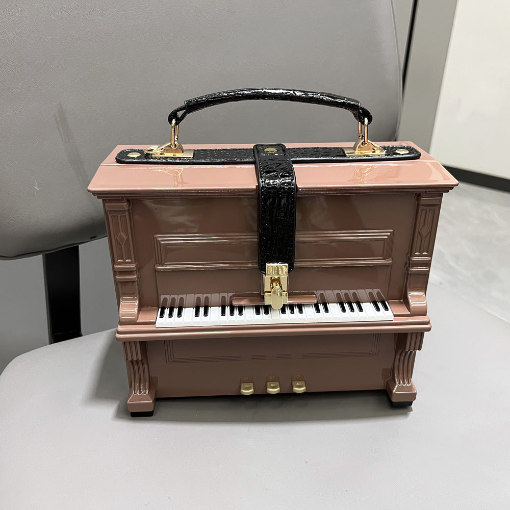 Attractive Unique Women's Piano Acrylic Box Women's Handbag