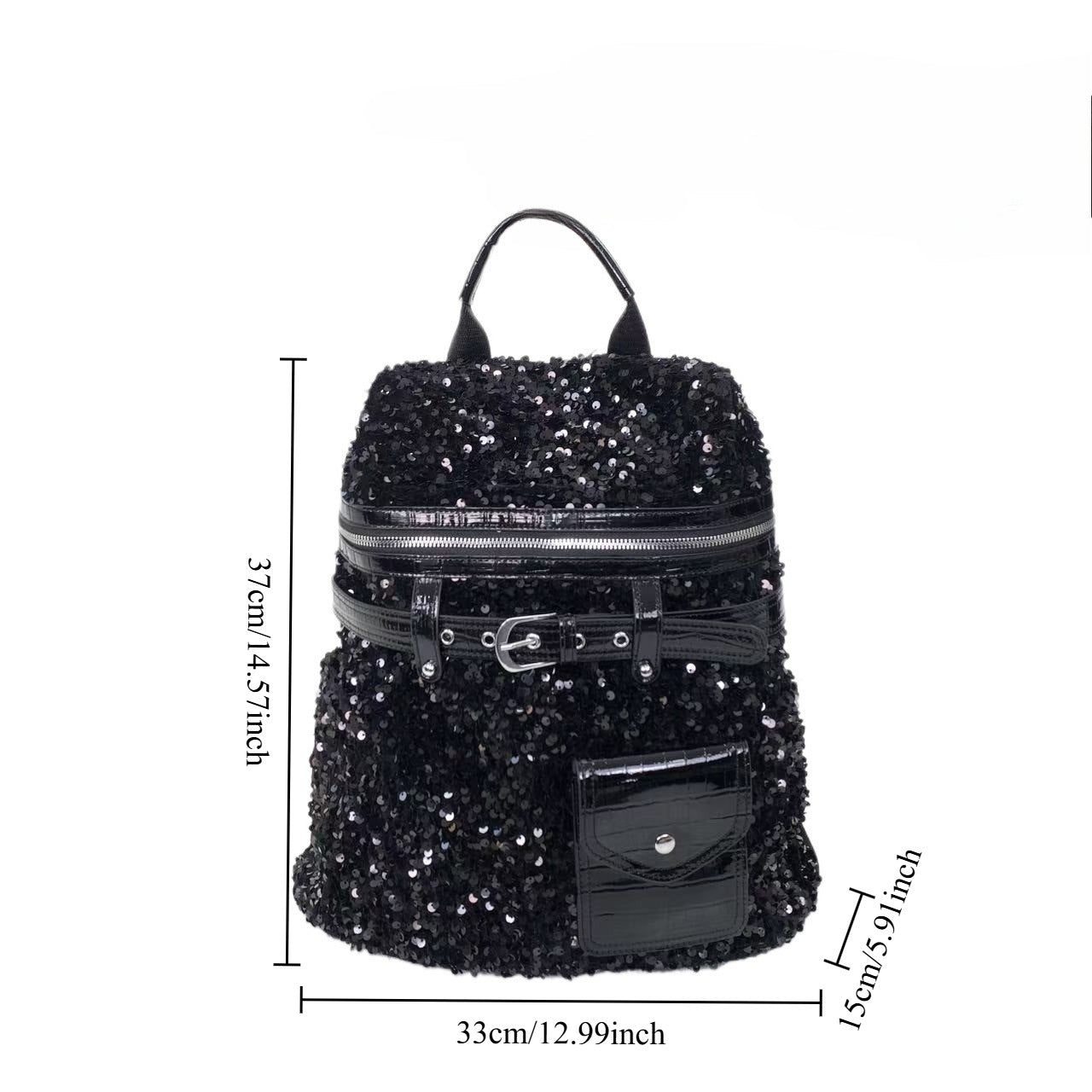 Women's Dark Trendy Cool Large Capacity Retro Street Women's Backpack