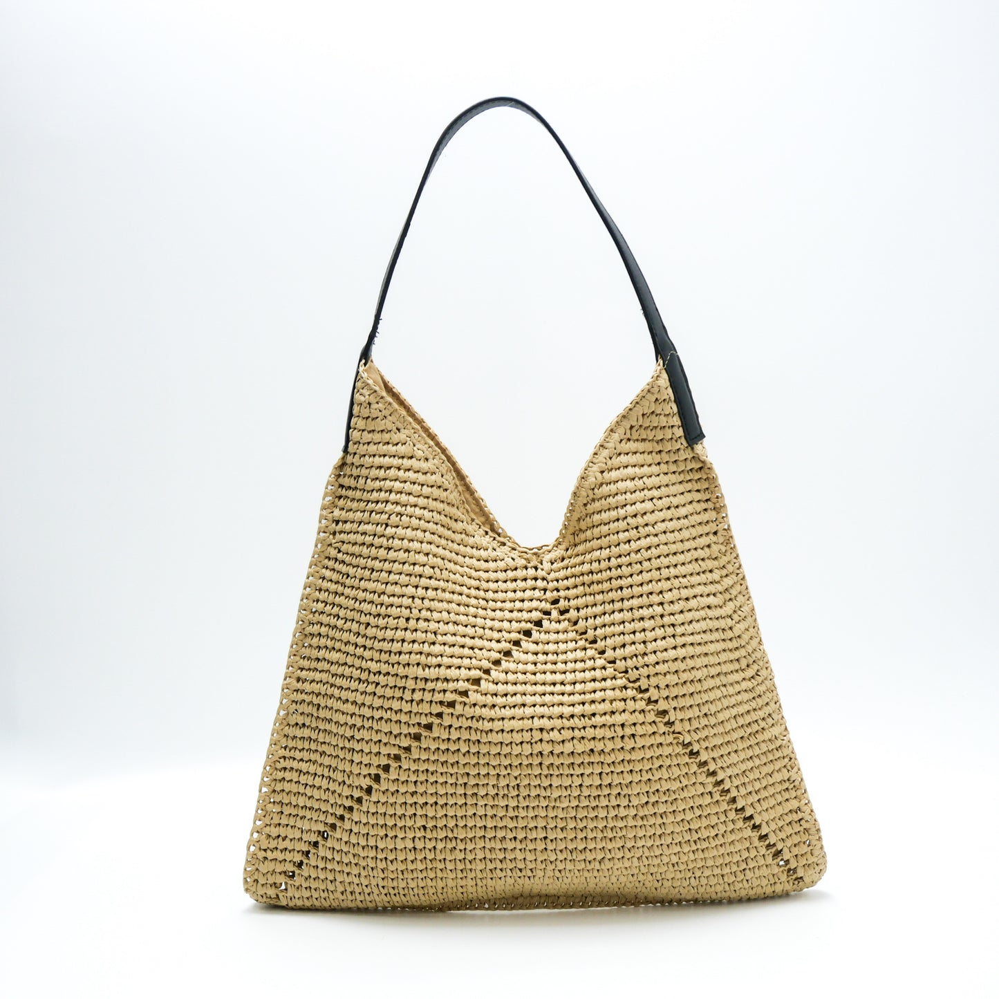 Women's Underarm Straw Hand-woven Versatile Large Capacity Vacation Style Tote Bag