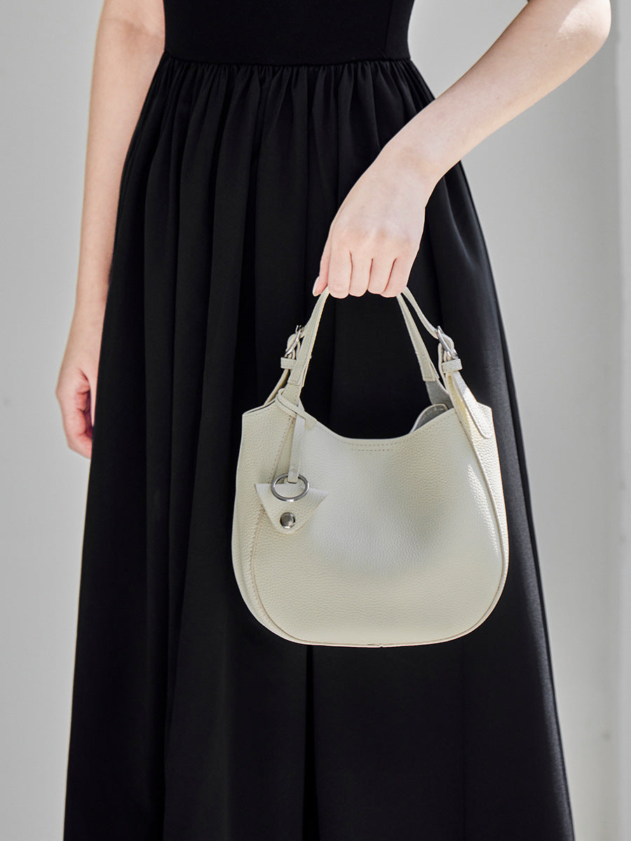 Women's Vegetable Basket Genuine Leather Soft Design High-grade Women's Handbag