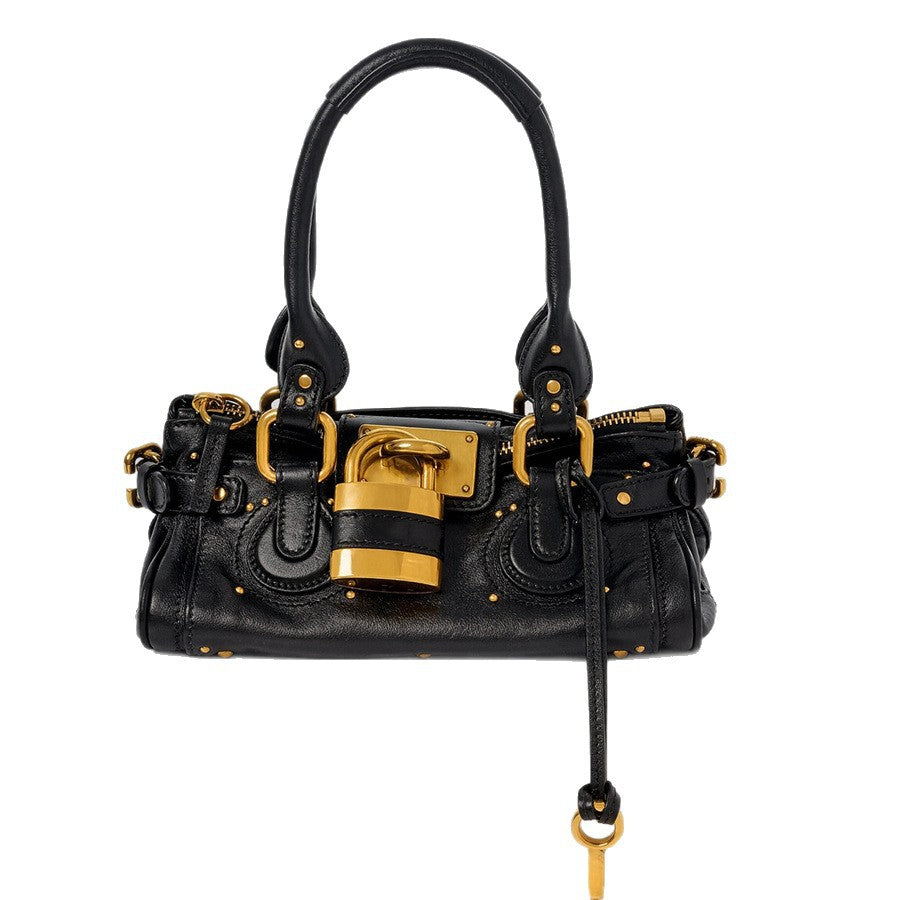 Women's Chinese Style Retro Easy Matching Chloe Paddington Rivet Pillow Bags
