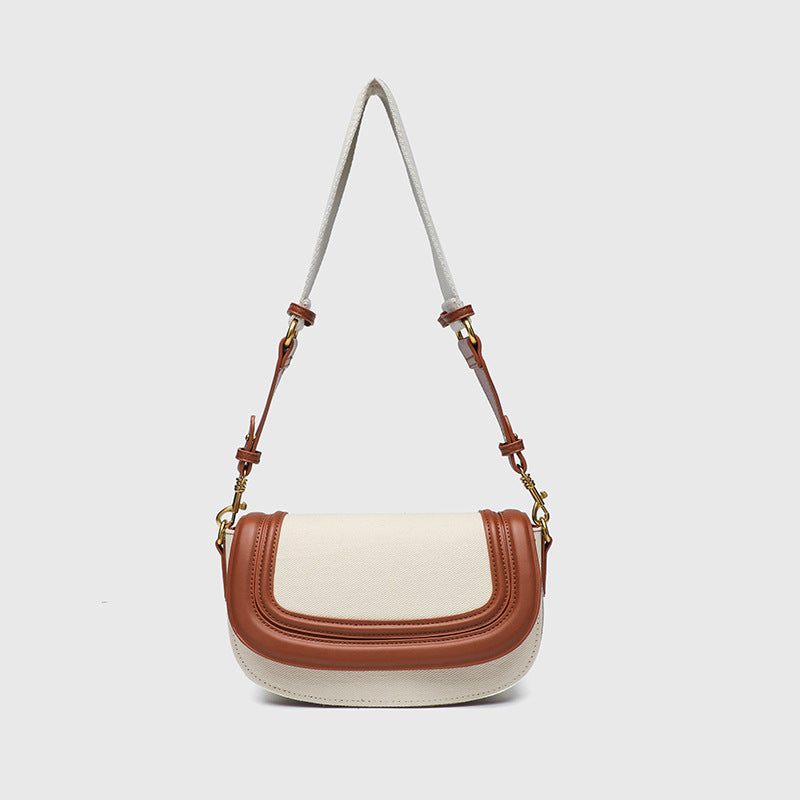 Women's Home Saddle Wide Strap Underarm Handbags