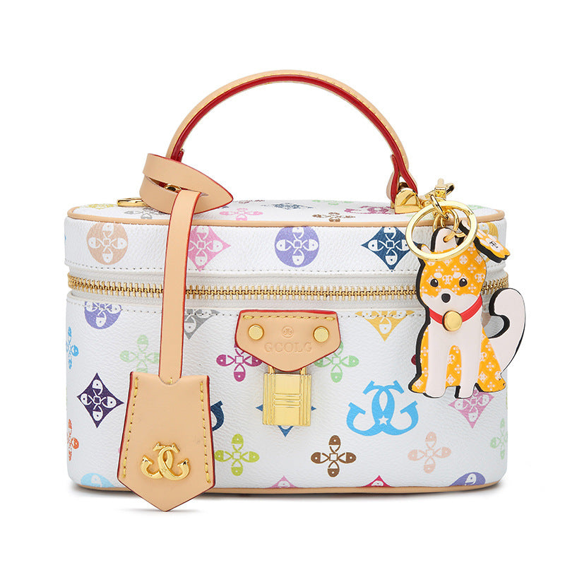 Women's Printed Box Light Luxury Textured Handbags