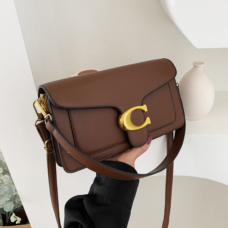 Unique Women's High-grade Graceful Fashionable Caviar Women's Messenger Bag