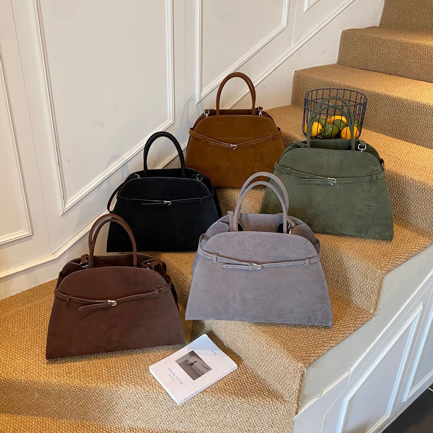 Advanced Texture Retro Large Capacity Niche Western Style Fashion Women's Shoulder Bag