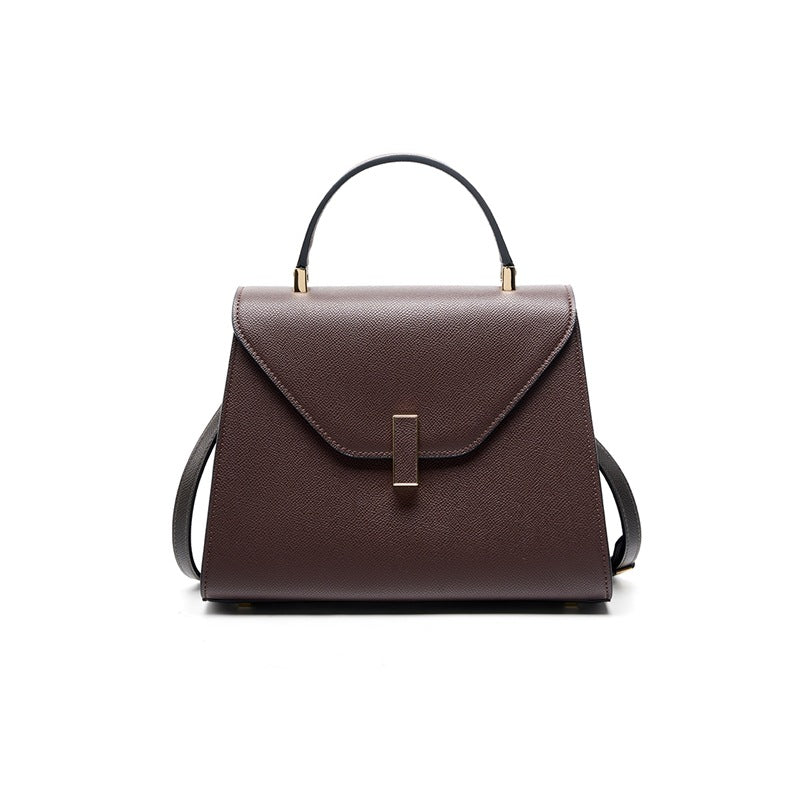 Women's Kelly Design Sense Niche Fashion Genuine Leather High Large Women's Handbag