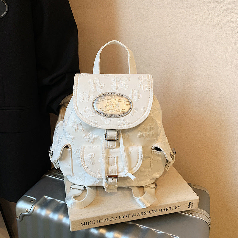 Korean Fashion College Simple Versatile Daily Backpacks