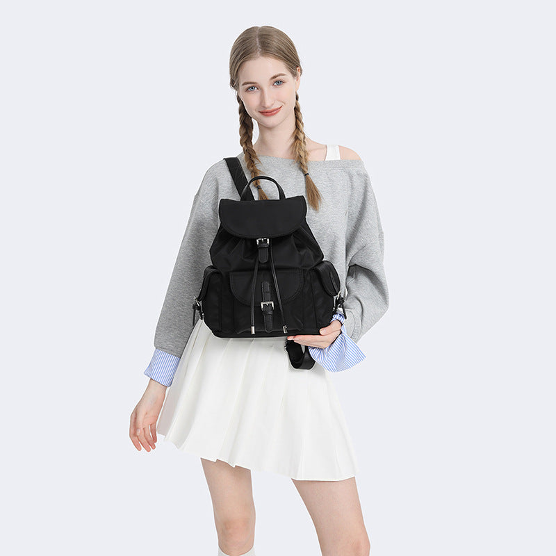 Beautiful Women's Nylon Cloth Large Capacity Women's Backpack