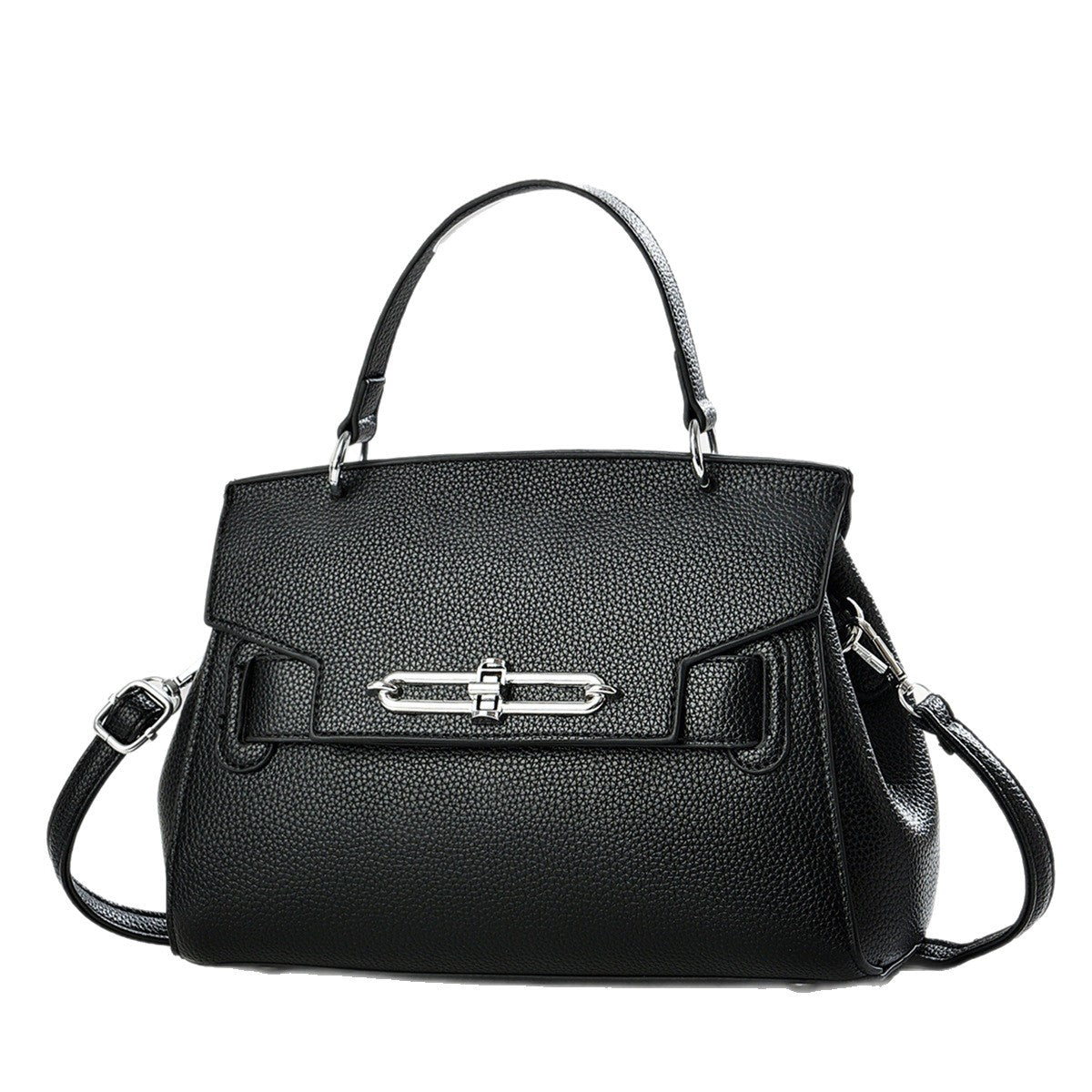 Women's High Texture Lychee Pattern Trendy Commute Leisure Women's Shoulder Bag