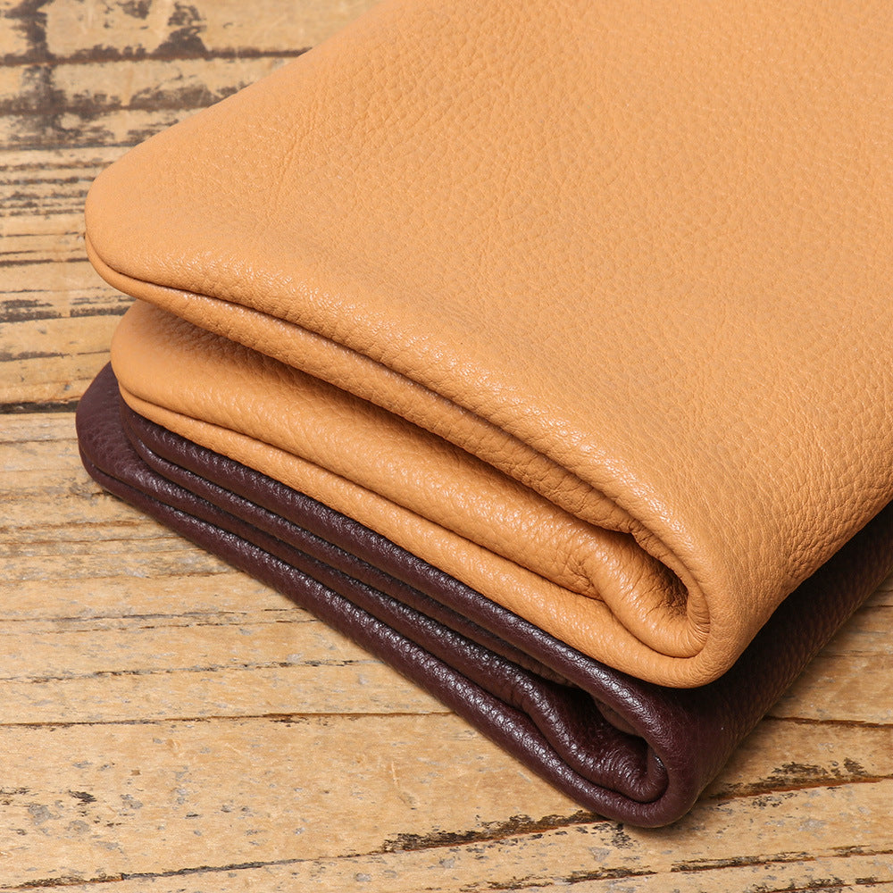 Women's Genuine Leather Simple Easy Matching Large Capacity High Sense Trendy Tote Bag