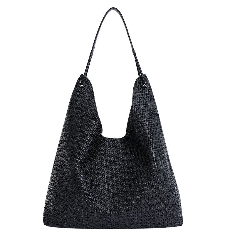 Women's Large Capacity Versatile Commuter Fashion Retro Texture Women's Shoulder Bag