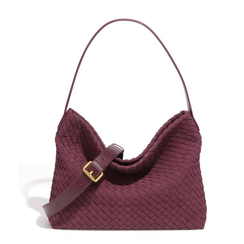 Women's Retro Portable Large Capacity Woven Women's Handbag
