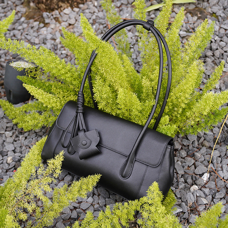 Women's Design Sense Early Spring Genuine Leather Handbags