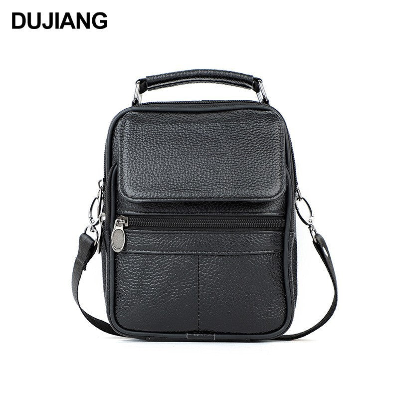 Elegant Men's Trendy Leather High-grade Cowhide Men's Messenger Bag