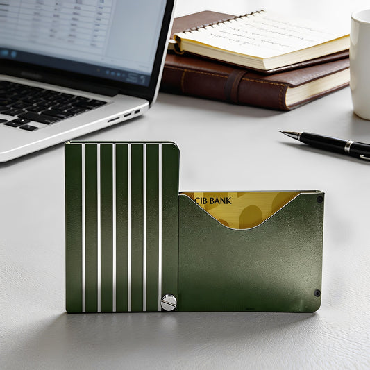 Aluminum Alloy Bank Credit Box Metal Storage Swiping Shielding Card Pack Card Sleeve
