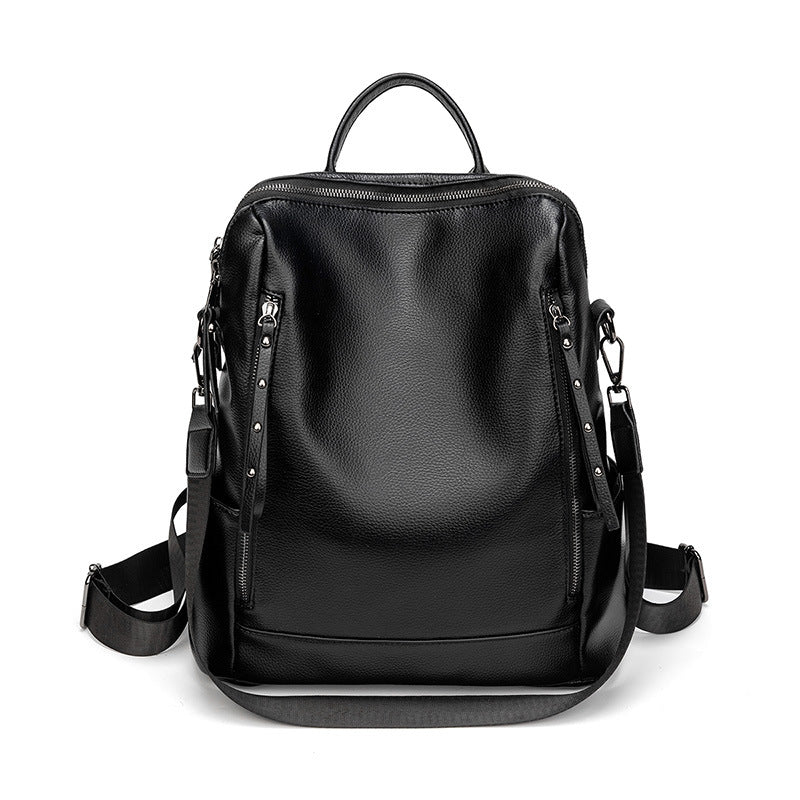 Women's Korean Style Fashionable Soft Leather Leisure Bags