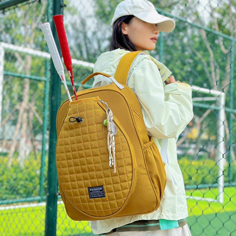 Women's & Men's Multifunctional Badminton Tennis Large Capacity Less Leisure Backpack