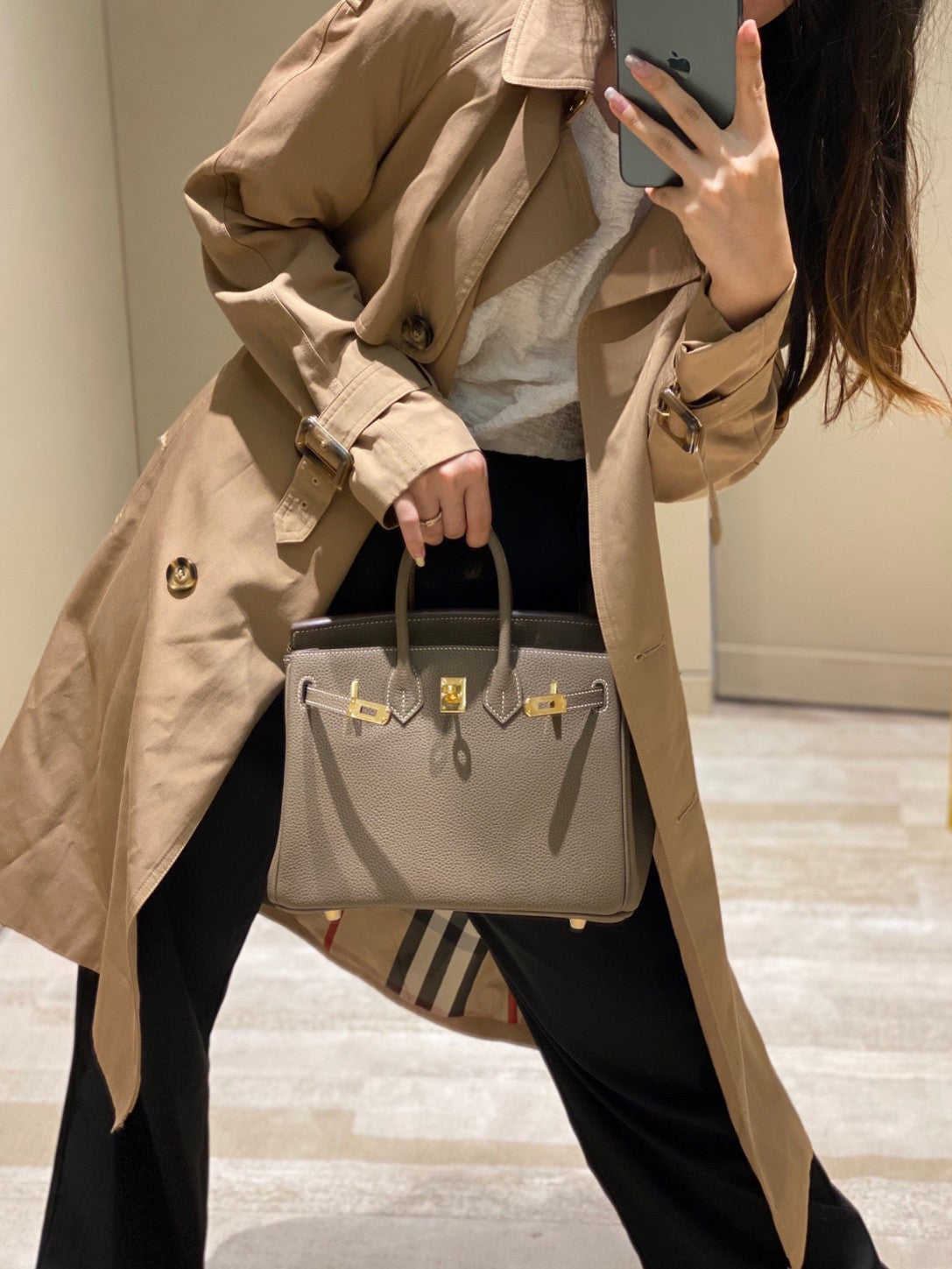 Women's Quality Retro First Layer Cowhide Lychee Pattern Women's Handbag