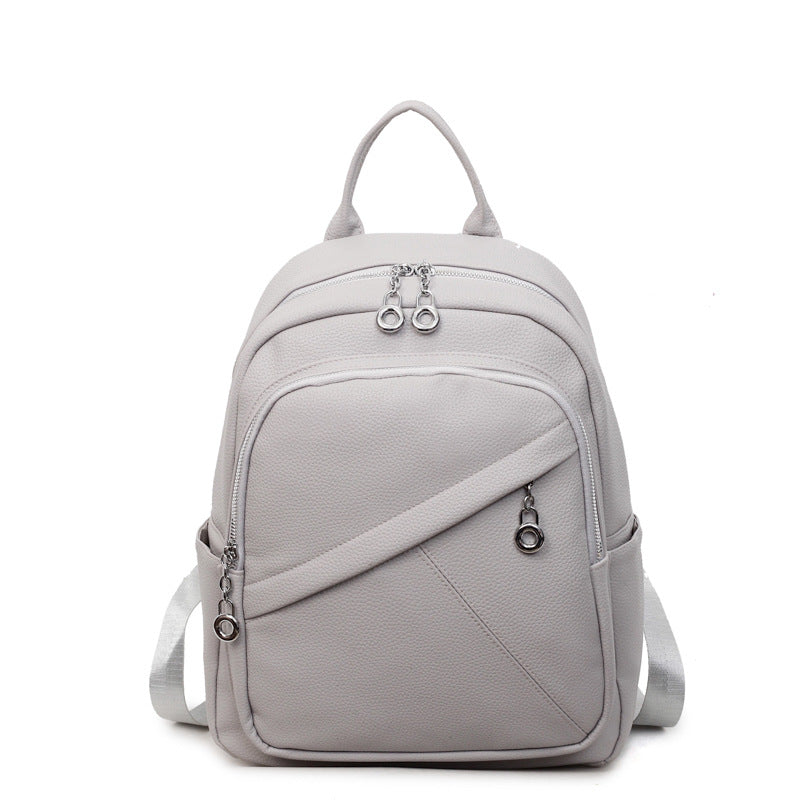 Versatile Women's Retro Fashion Commuter Textured Women's Backpack