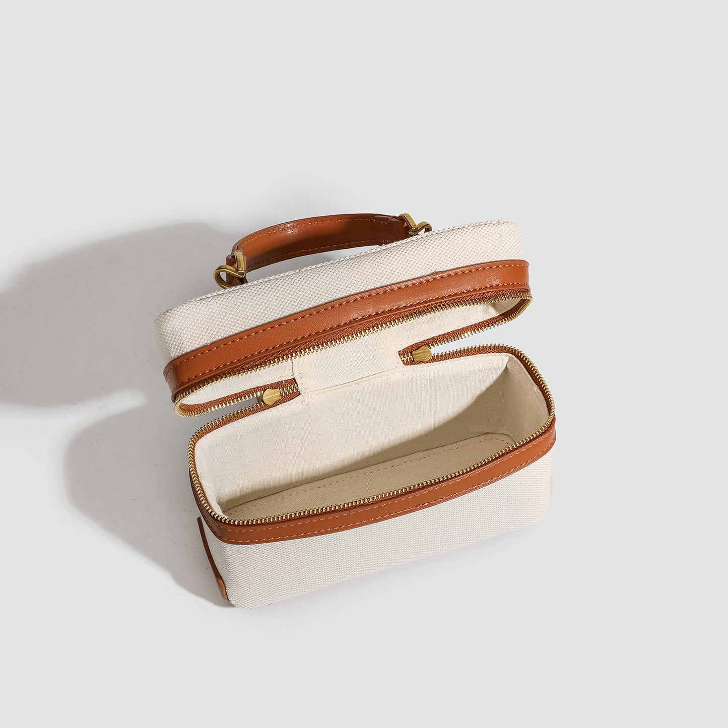 Retro Canvas Stitching Box Commute Portable Bags