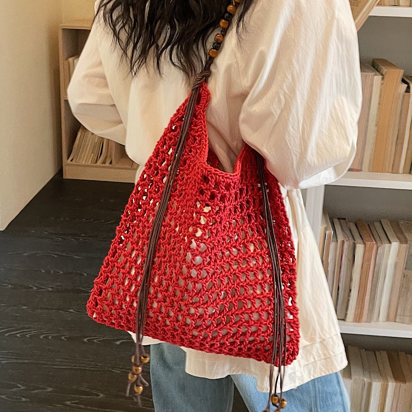 Women's Seaside Holiday Hand-woven Fashion Large Capacity Women's Handbag