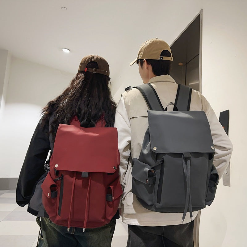 Women's Style Korean High College Junior Drawstring Backpacks