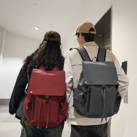 Women's Style Korean High College Junior Drawstring Backpacks